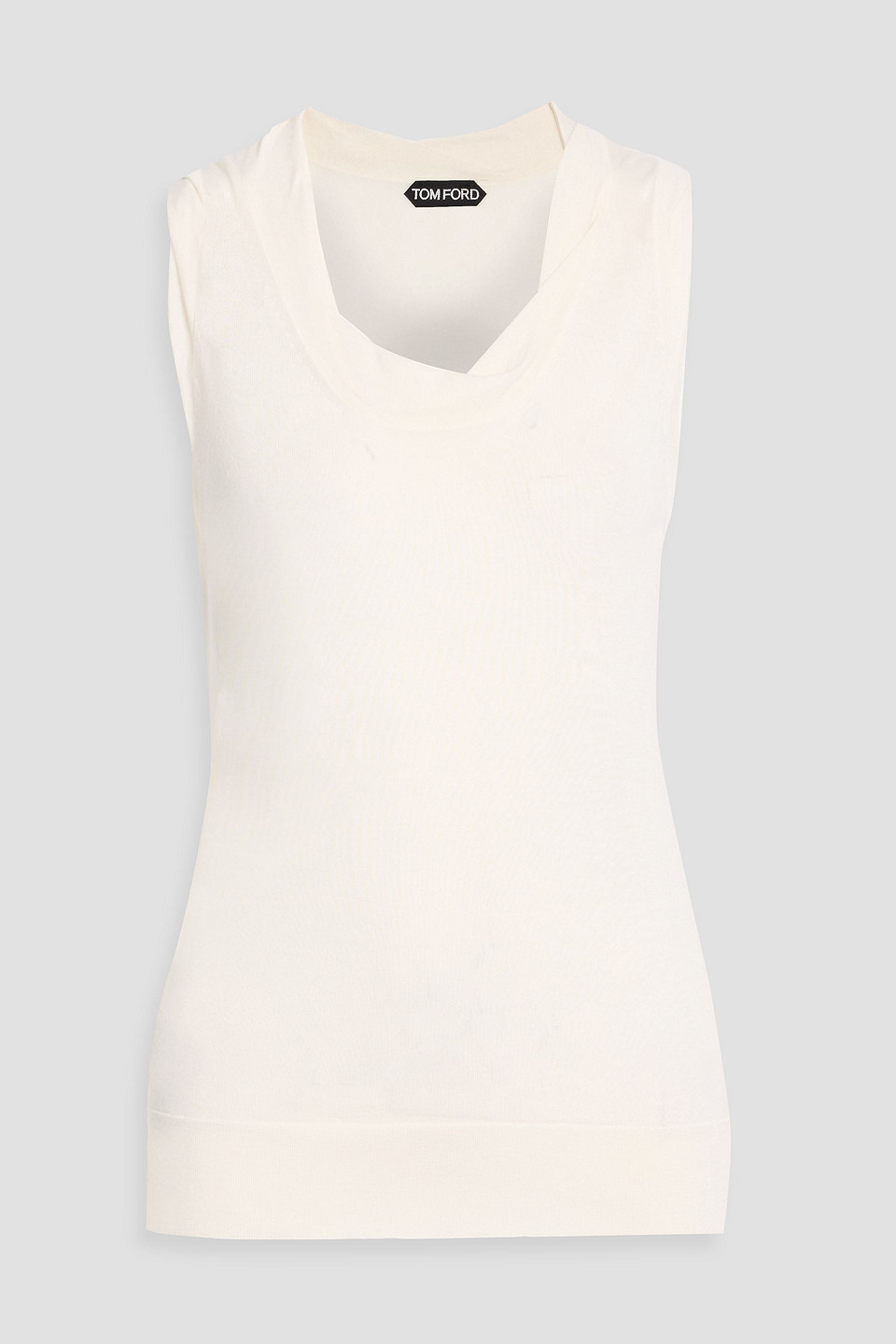 tom ford - cashmere tank - white - xl