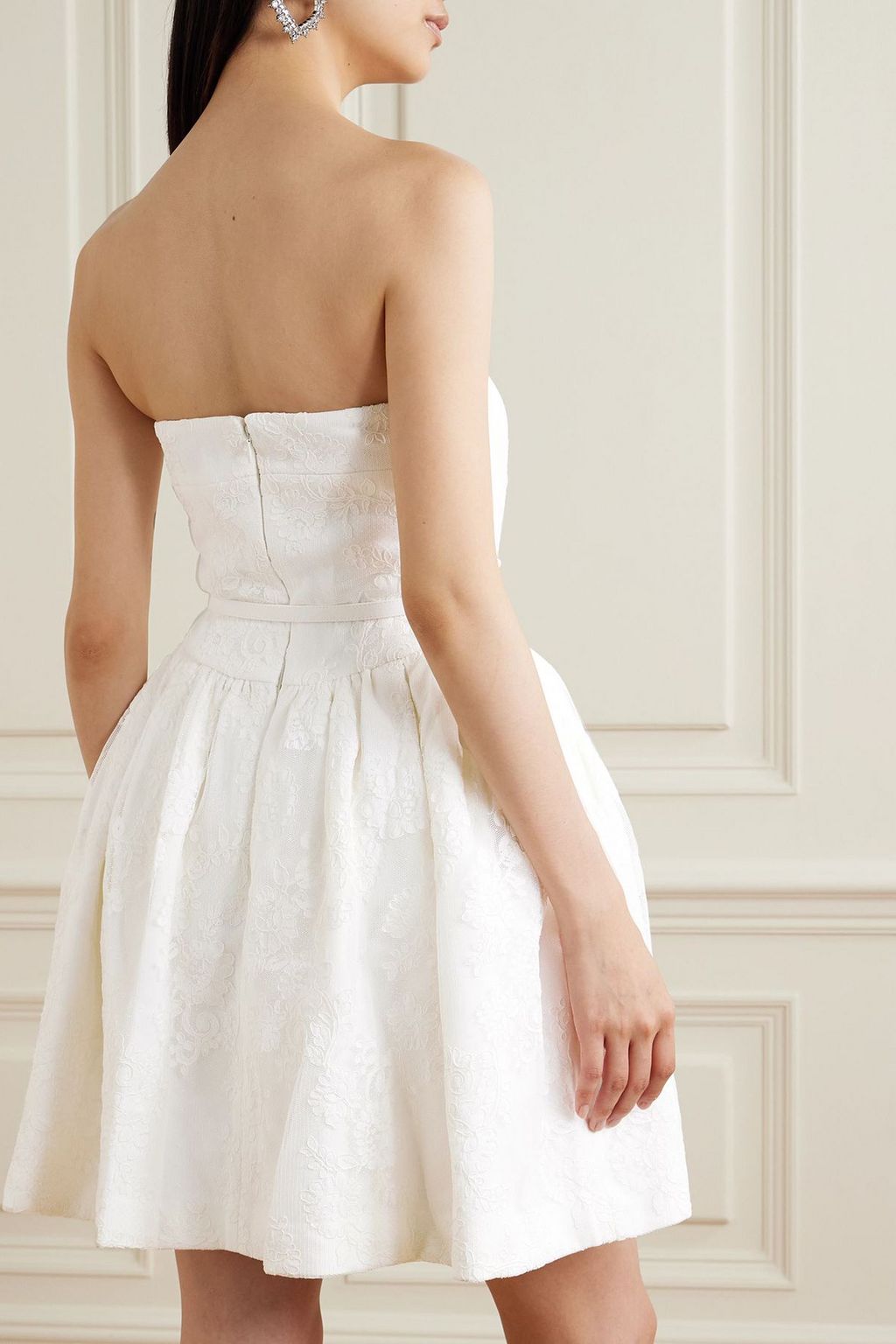 Self-Portrait Dresses | New Nwt Self Portrait Strapless Cream Lace Bandeau Belted Mini Dress | Color: Cream/White | Size: 10 | Stephasionista's Closet Self-Portrait Dresses | New Nwt Self Portrait Strapless Cream Lace Bandeau Belted Mini Dress | Color: Cream/White | Size: 10 | Stephasionista's Closet