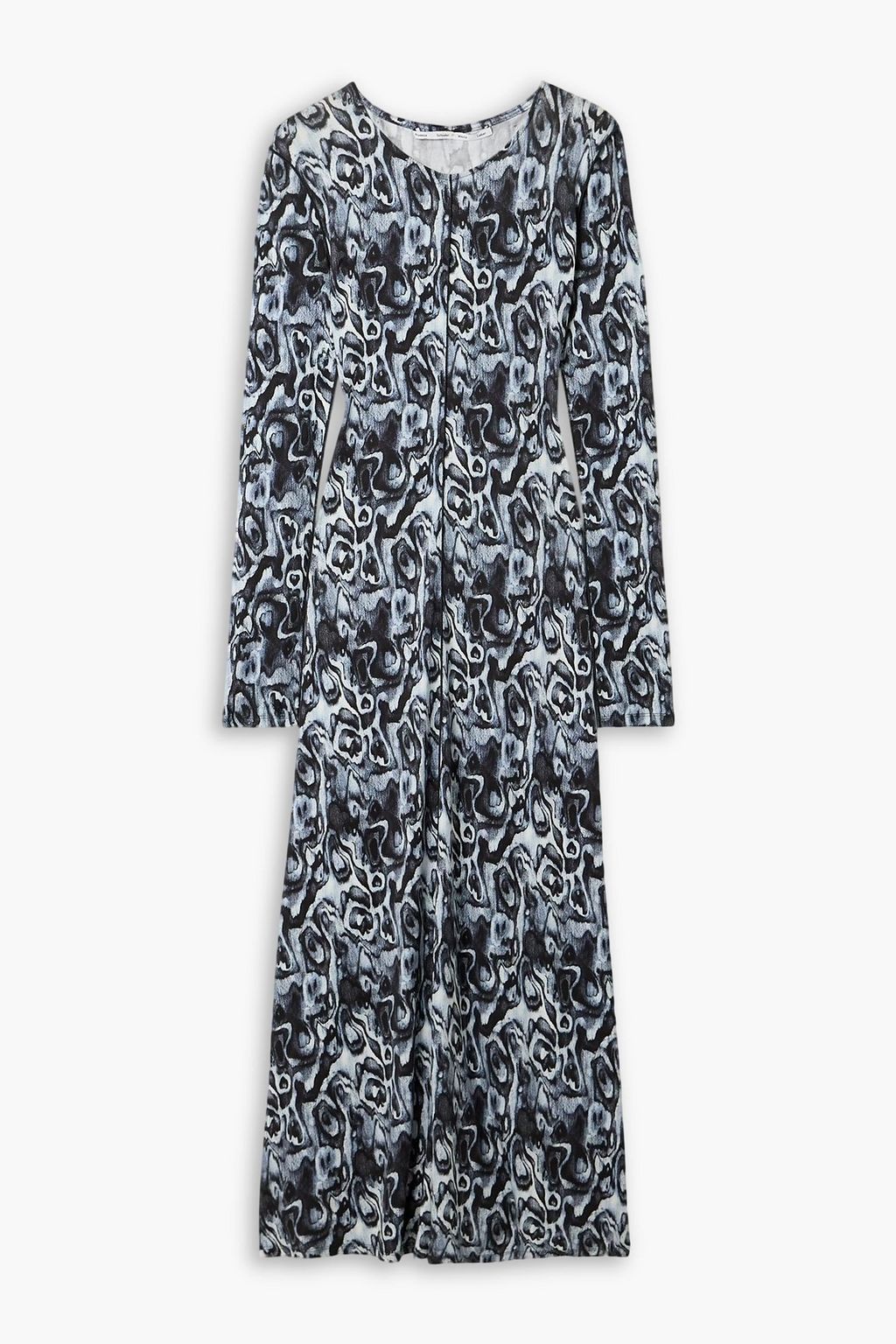 PROENZA SCHOULER PSWL Atlas printed stretch-jersey maxi dress | THE OUTNET PROENZA SCHOULER PSWL Atlas printed stretch-jersey maxi dress | THE OUTNET