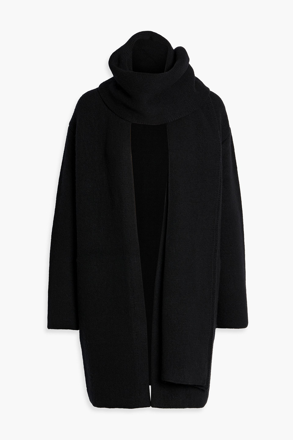 Vince Knitted Cardigan In Black