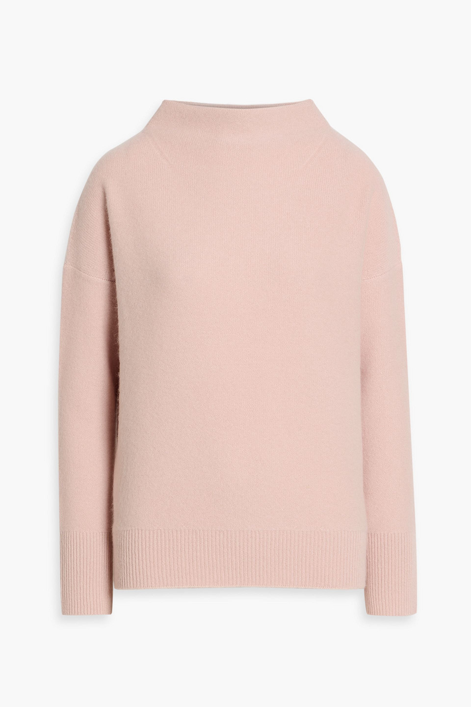 vince. - cashmere mock-neck sweater - pink - m