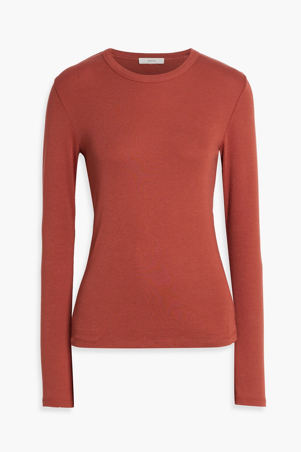 VINCE. Pima cotton and modal-blend jersey top | THE OUTNET