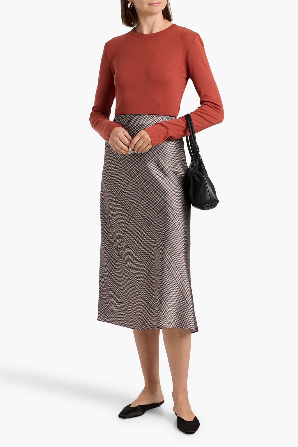 VINCE. Pima cotton and modal-blend jersey top | THE OUTNET