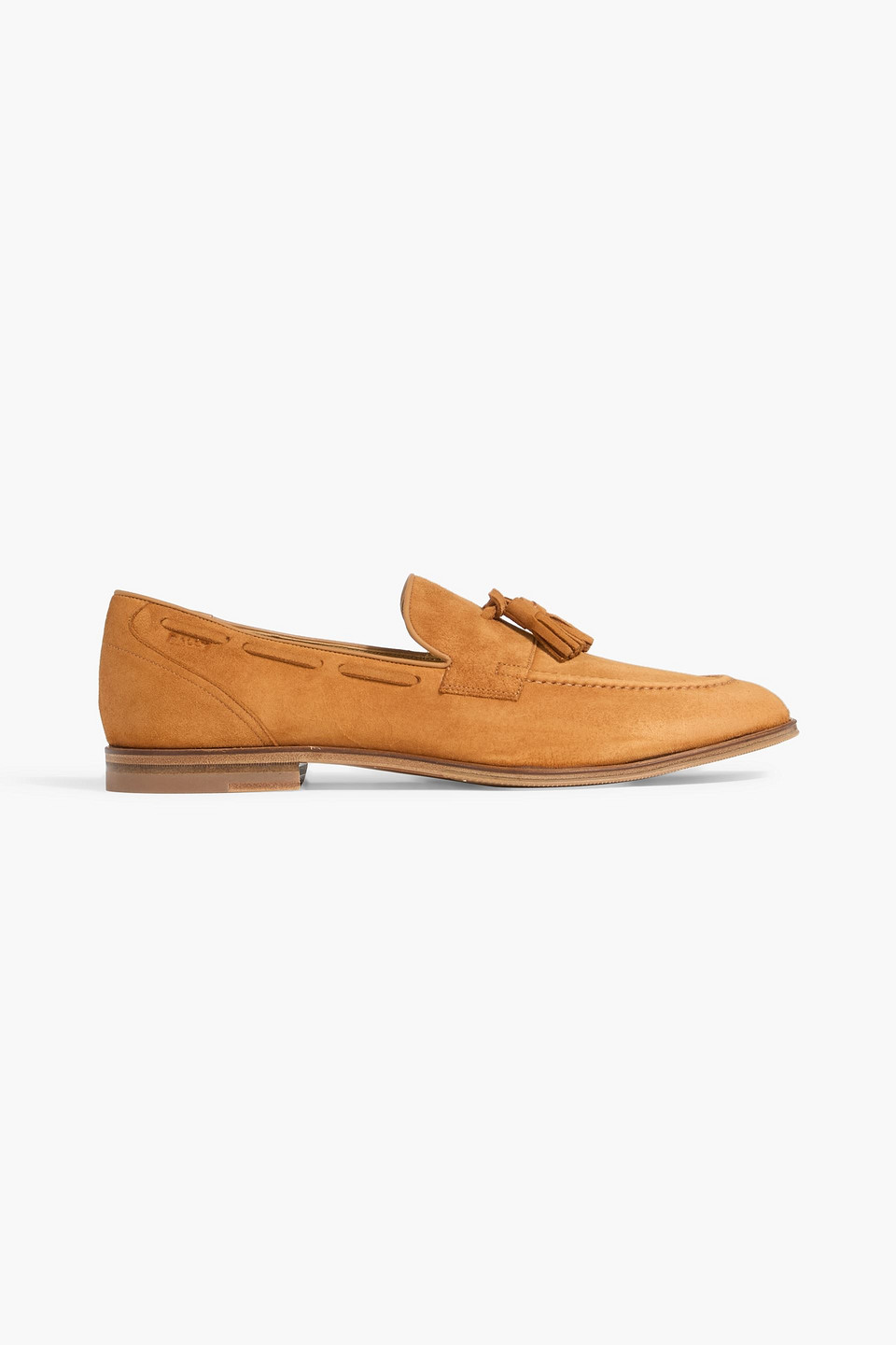 bally - williard tasseled suede loafers - brown - eu 42