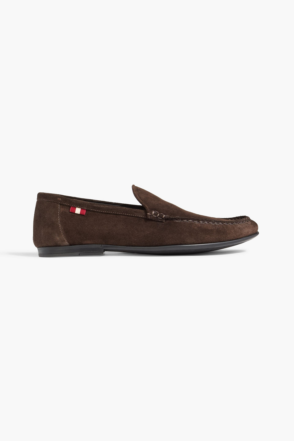 bally - craxon suede loafers - brown - eu 42
