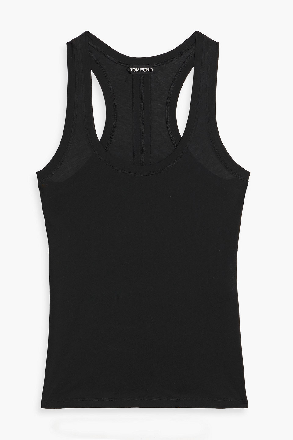 Tom Ford Cotton-jersey Tank In Black
