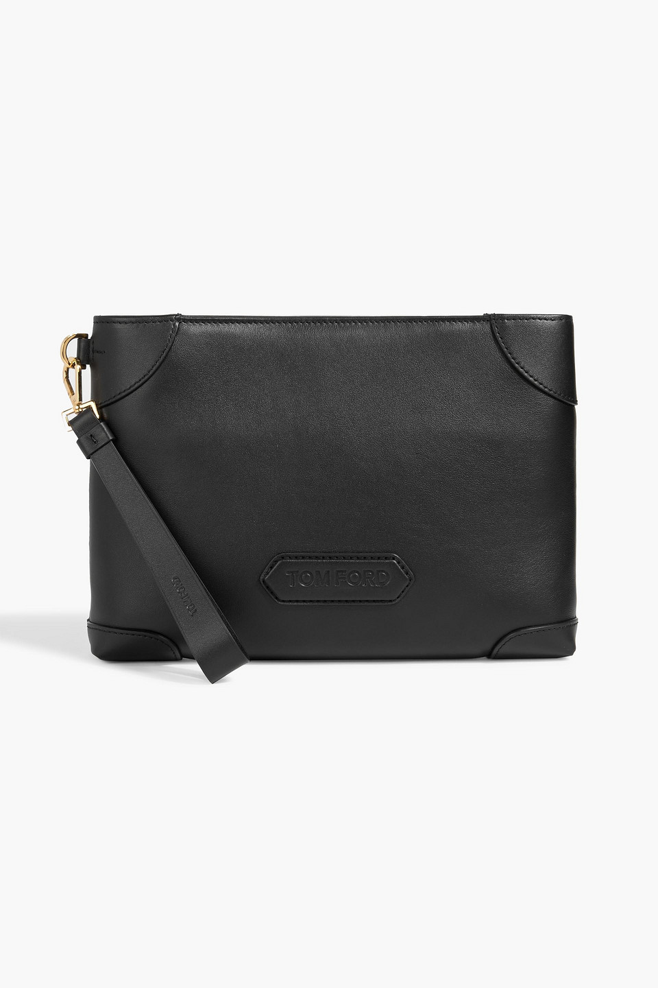 Tom Ford Leather Pouch In Black