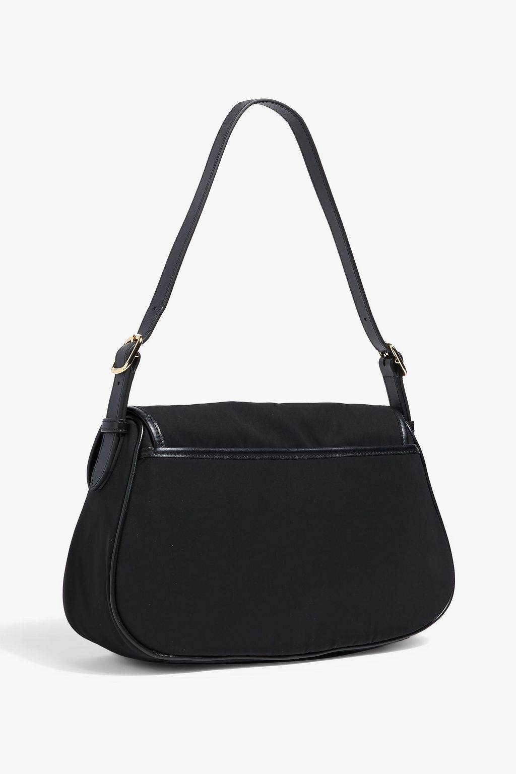 BALLY B-Light leather-trimmed shell shoulder bag | THE OUTNET BALLY B-Light leather-trimmed shell shoulder bag | THE OUTNET
