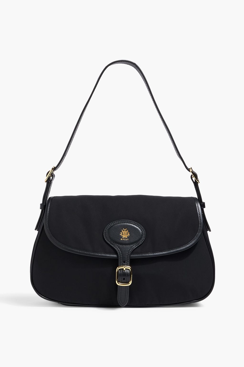 BALLY B-Light leather-trimmed shell shoulder bag | THE OUTNET