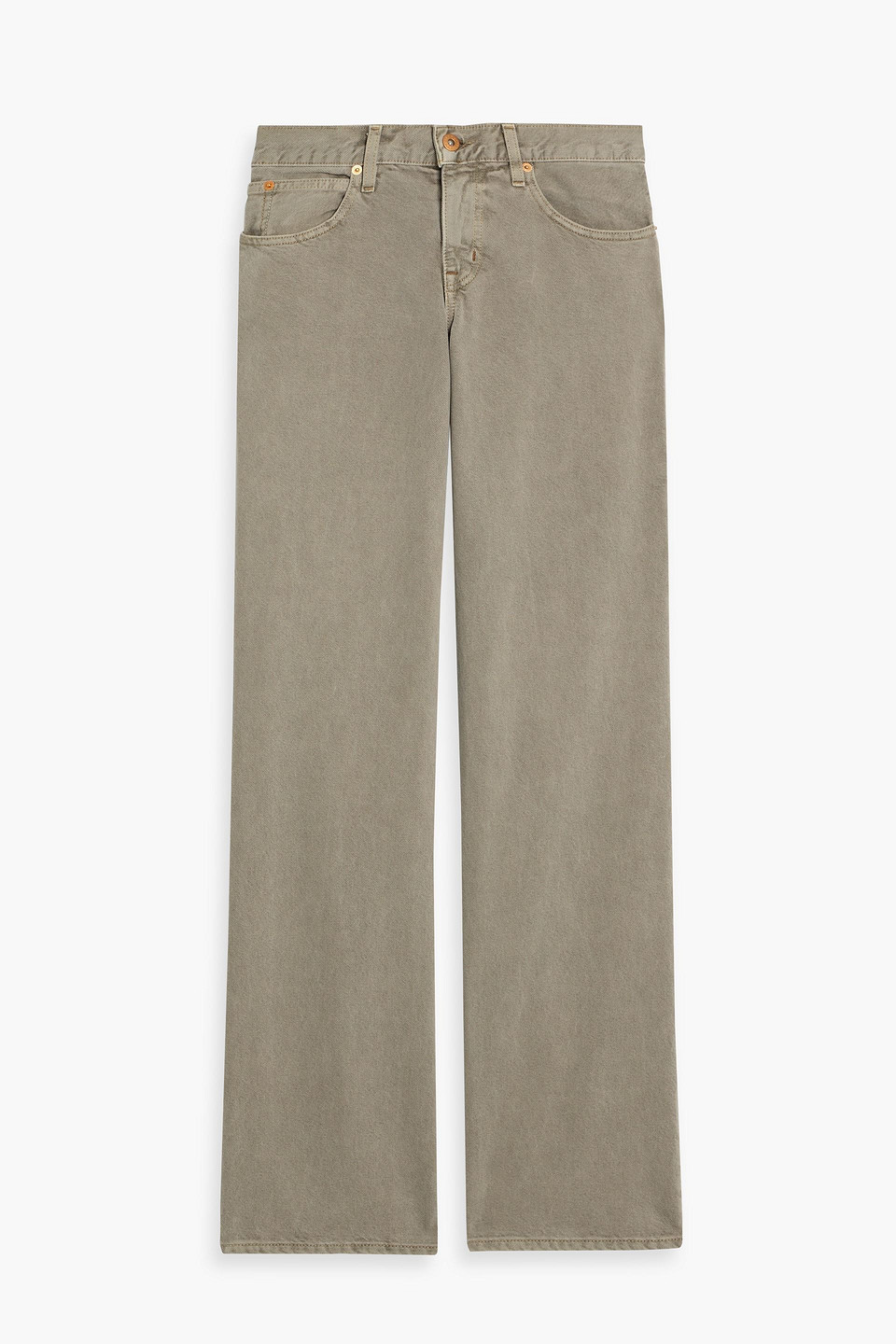 slvrlake - mica low-rise wide-leg jeans - neutral - 29