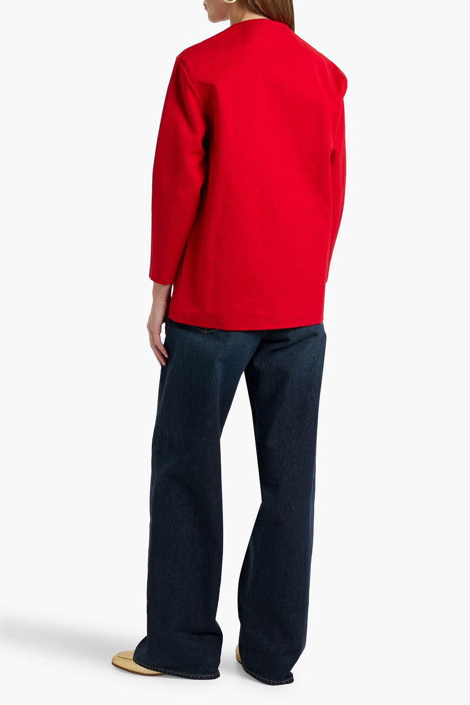 Bally Knitted Jacket In Red