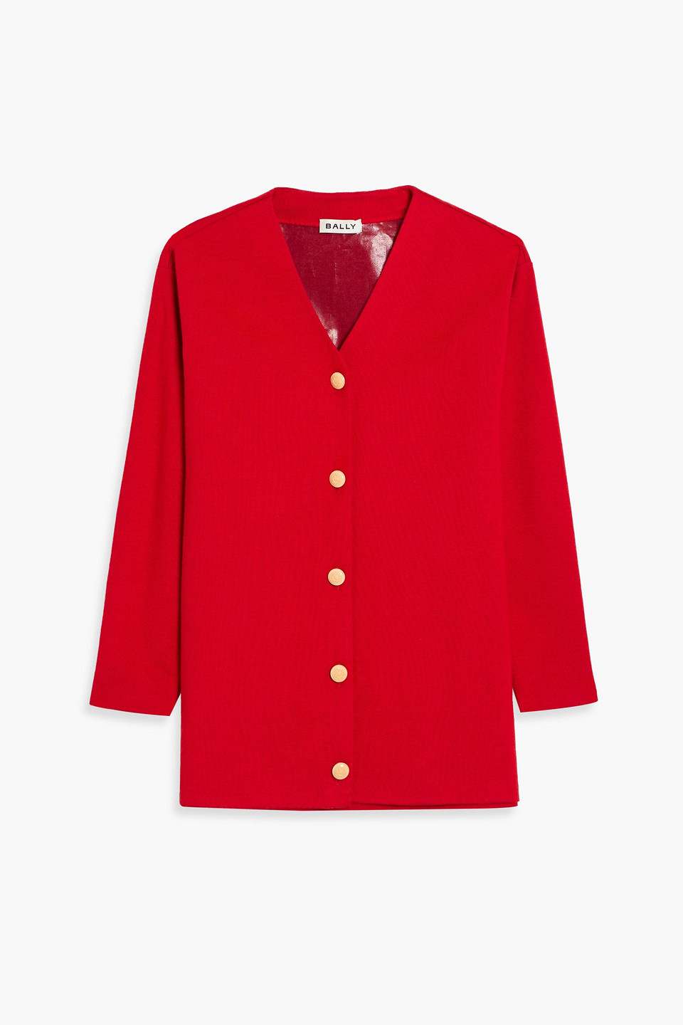 bally - knitted jacket - red - it 38