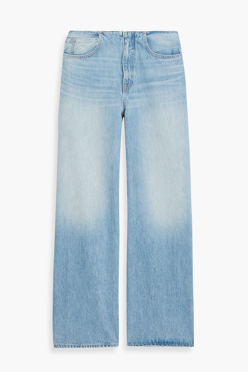 slvrlake - naomi high-rise wide-leg jeans - blue - 23