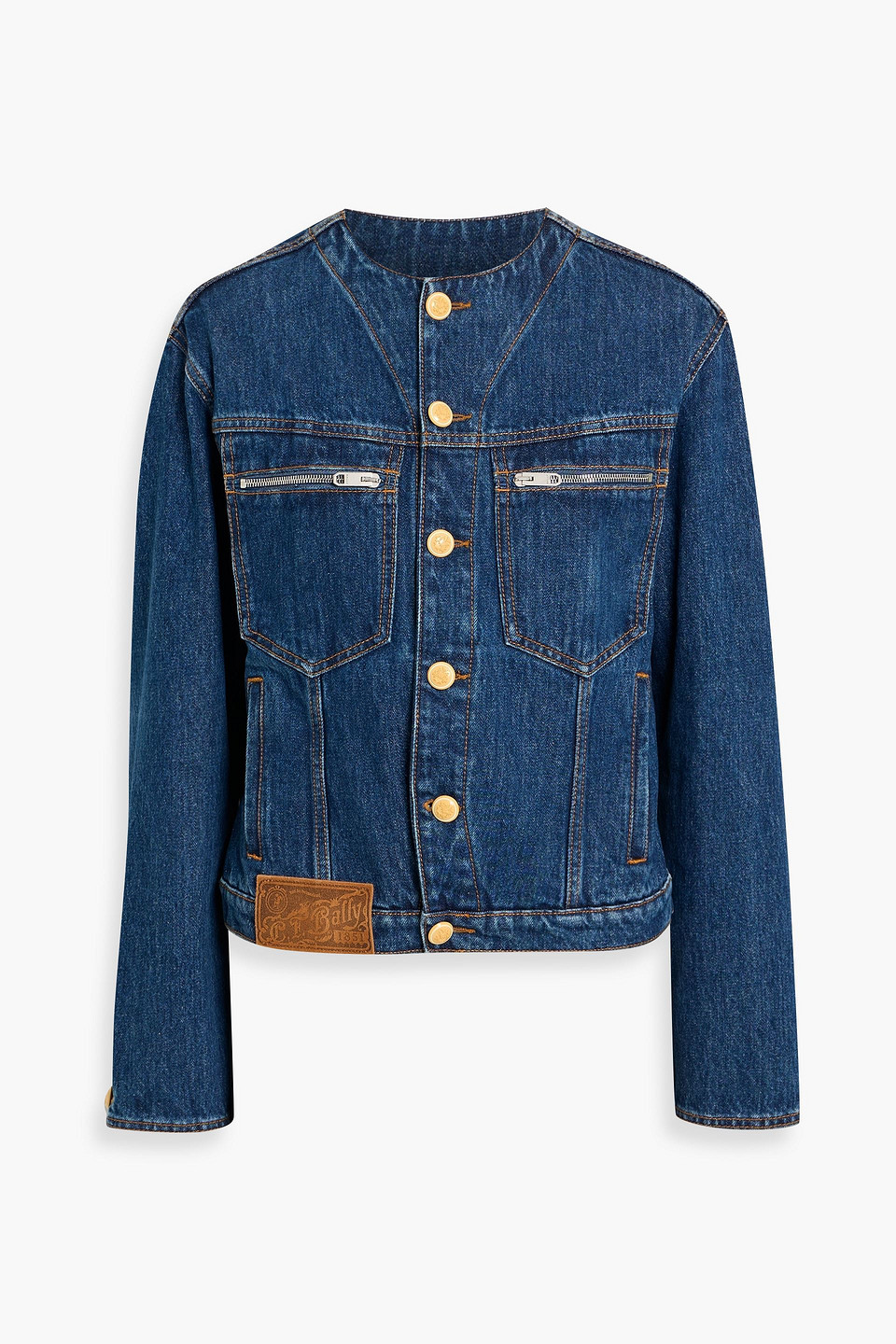 bally - denim jacket - blue - m