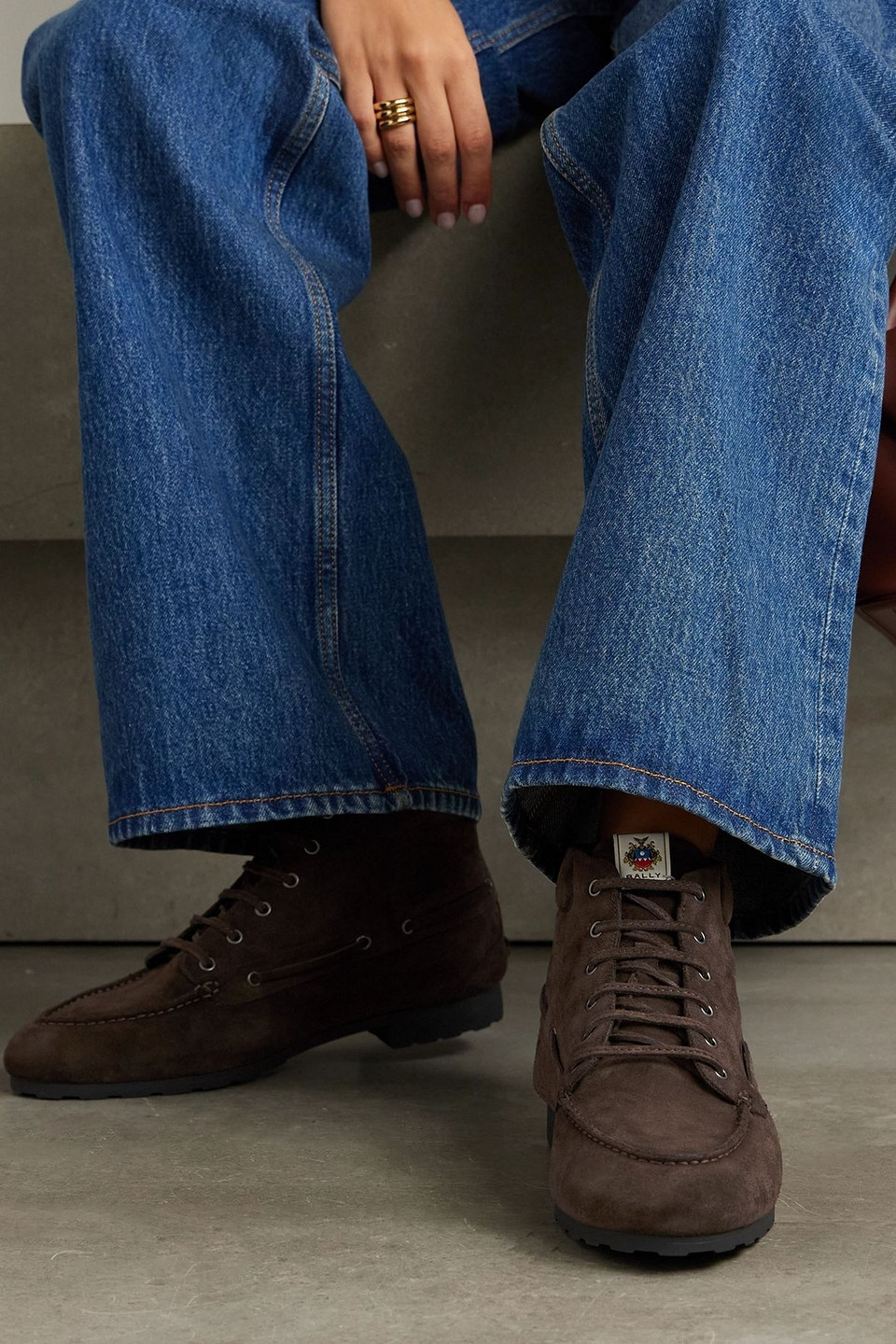 Bally Paphos Suede Ankle Boots In Multi