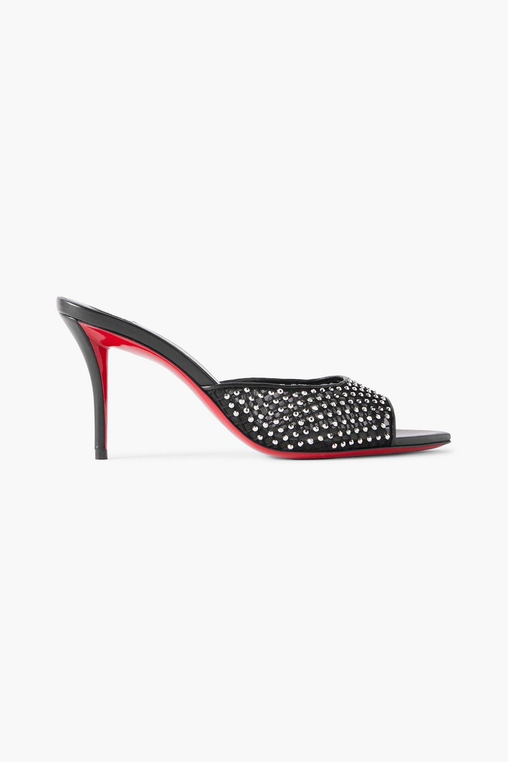 CHRISTIAN LOUBOUTIN Apostropha 80 crystal-embellished leather