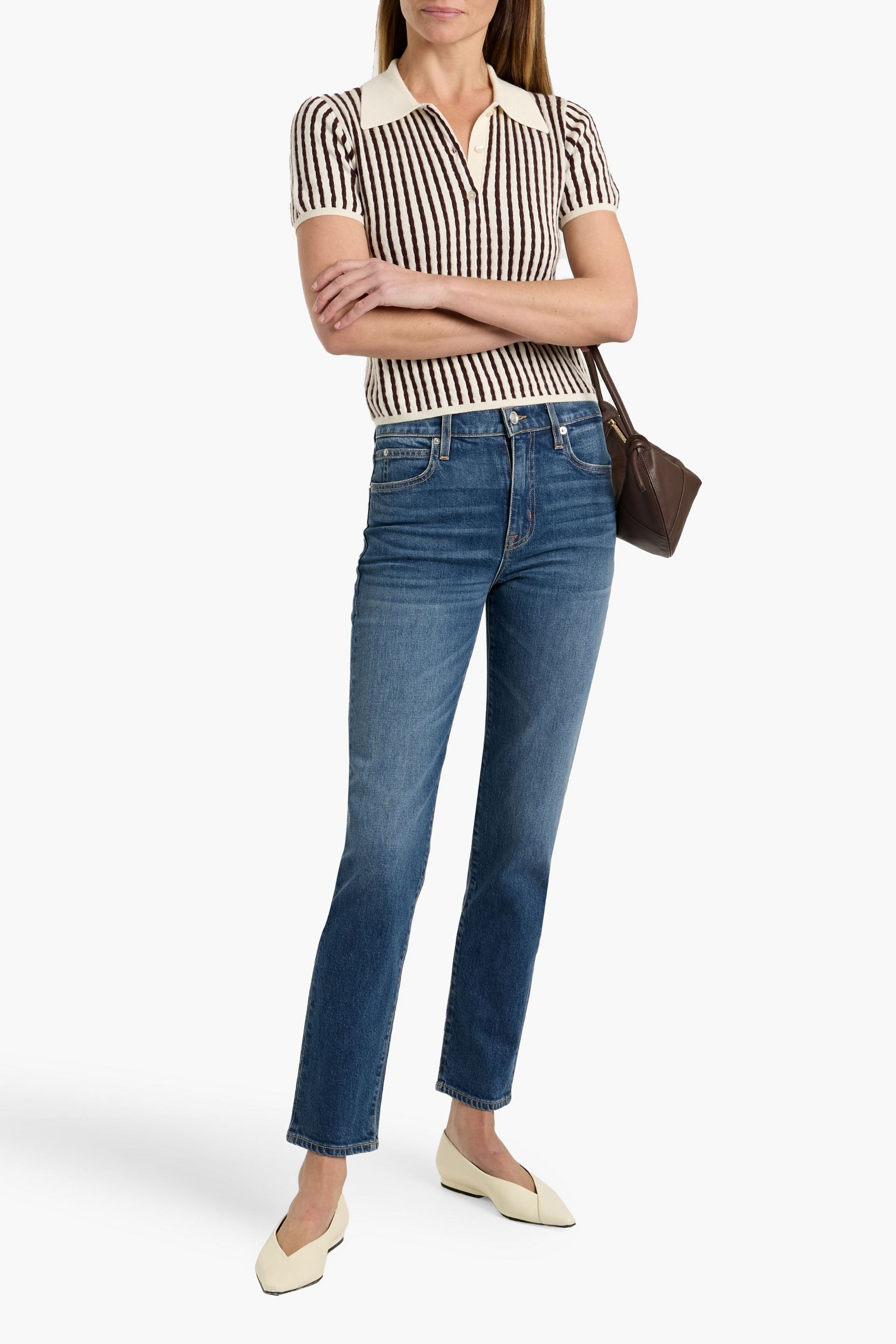 SLVRLAKE Virginia high-rise slim-leg jeans
