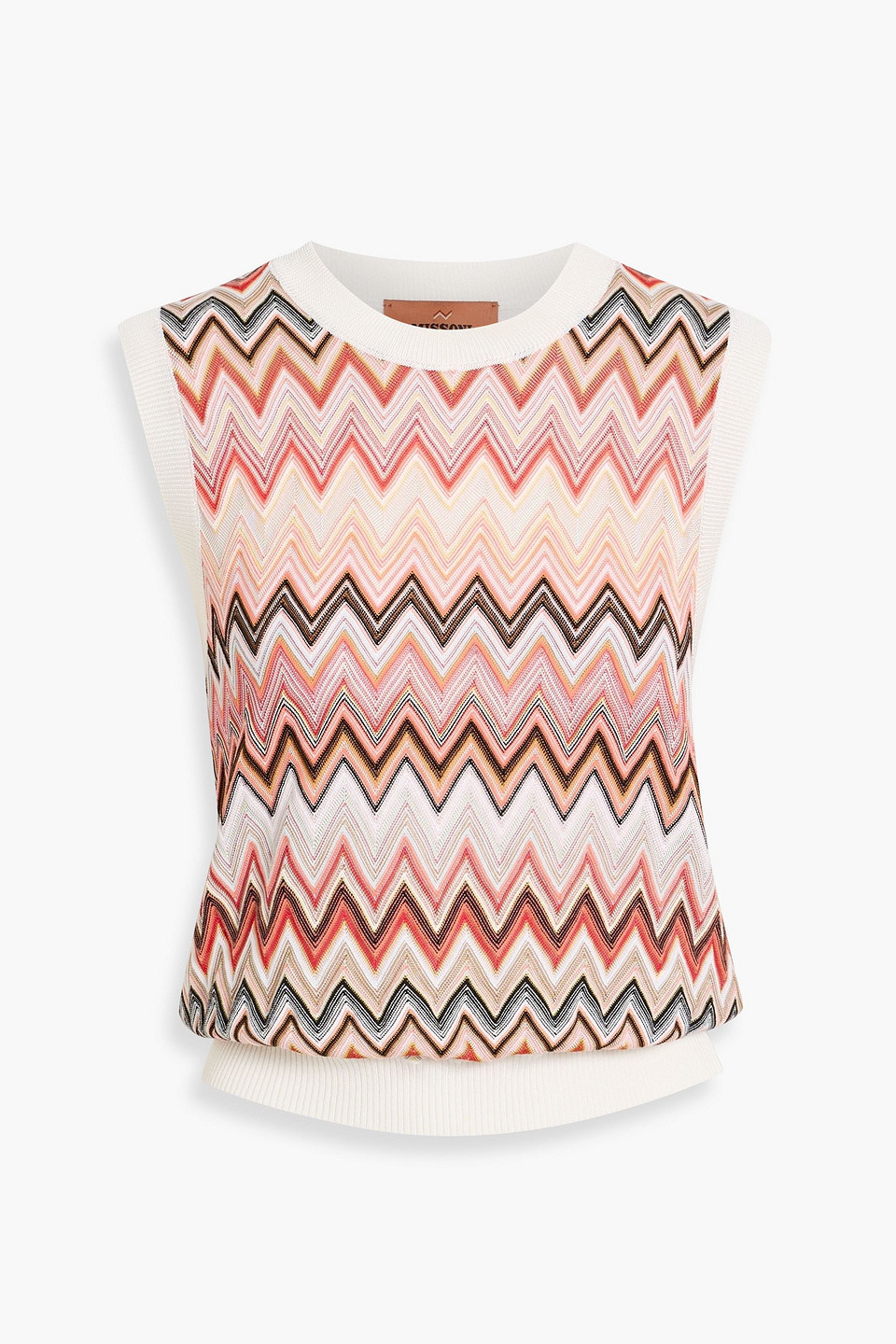 Missoni Crochet-knit Top In Multi