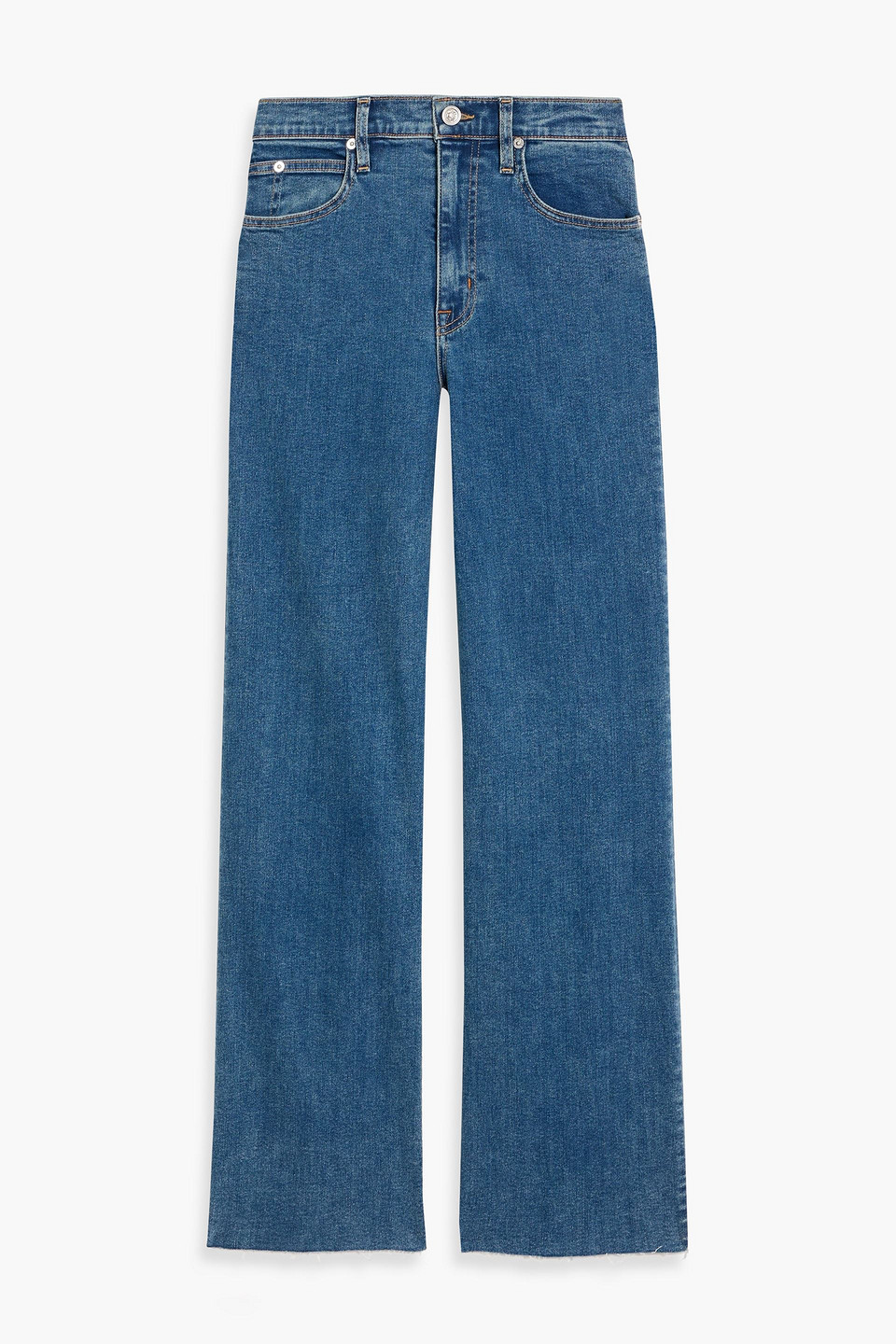 slvrlake - grace high-rise wide-leg jeans - blue - 24