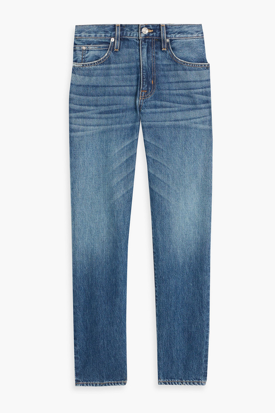 slvrlake - amber mid-rise slim-leg jeans - blue - 23