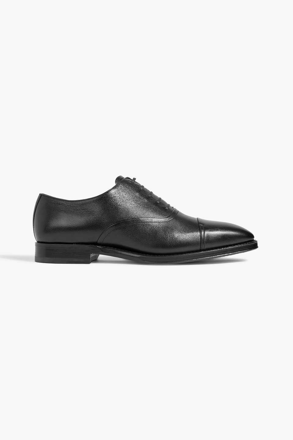 Bally Selby Leather Oxford Shoes In Black