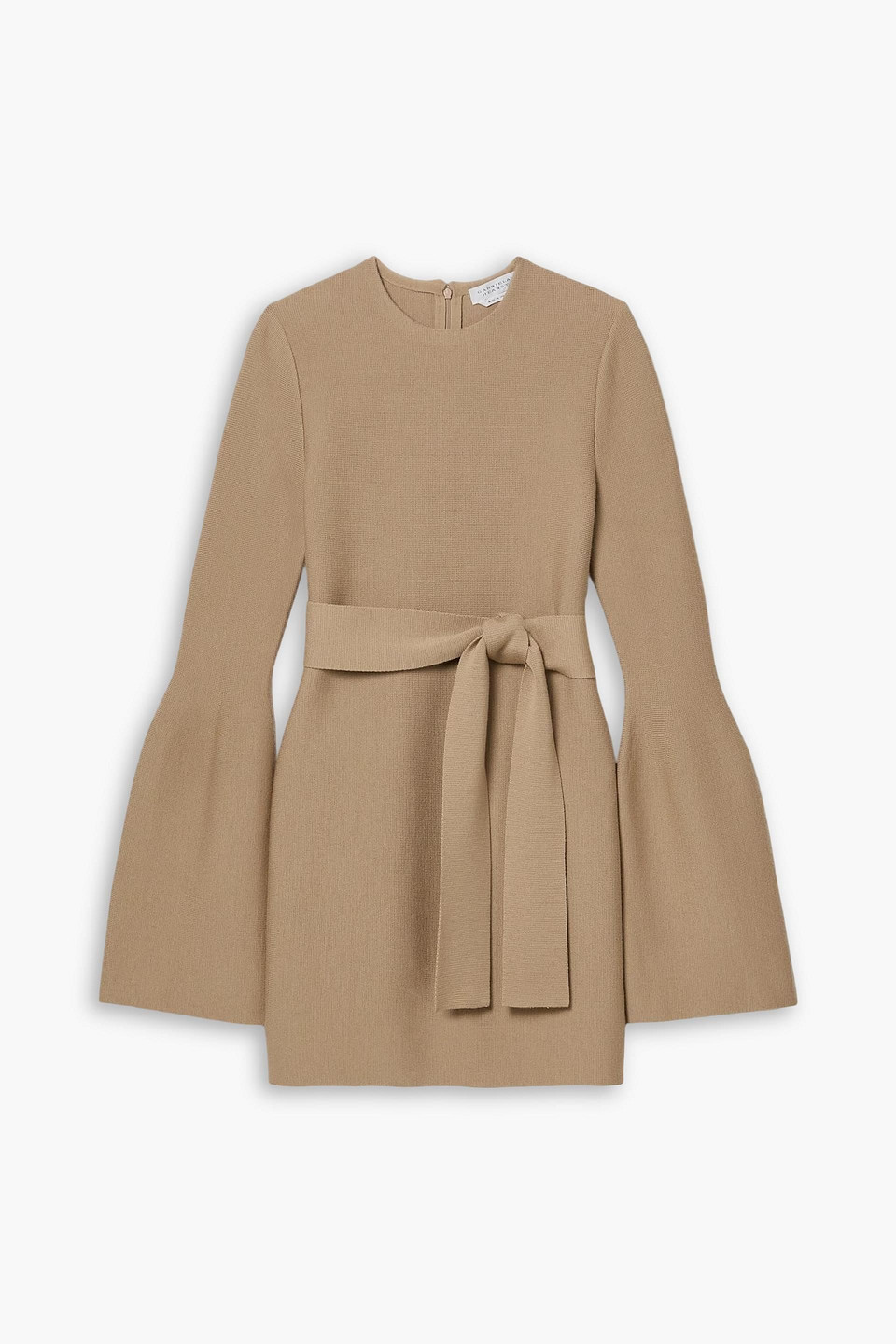 gabriela hearst - tenas belted wool and cashmere-blend mini dress - neutral - l