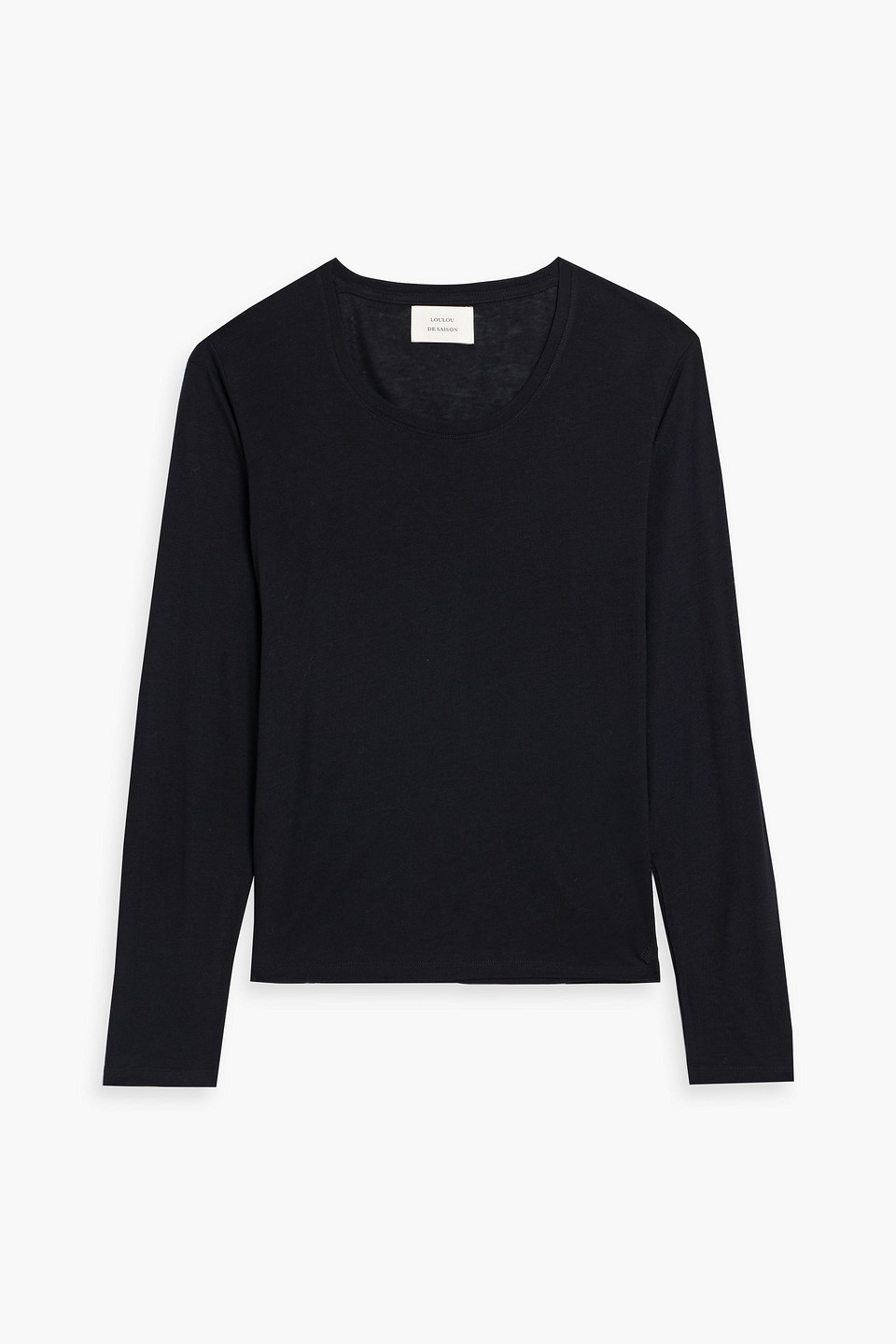 Loulou De Saison Ava Jersey Top In Black