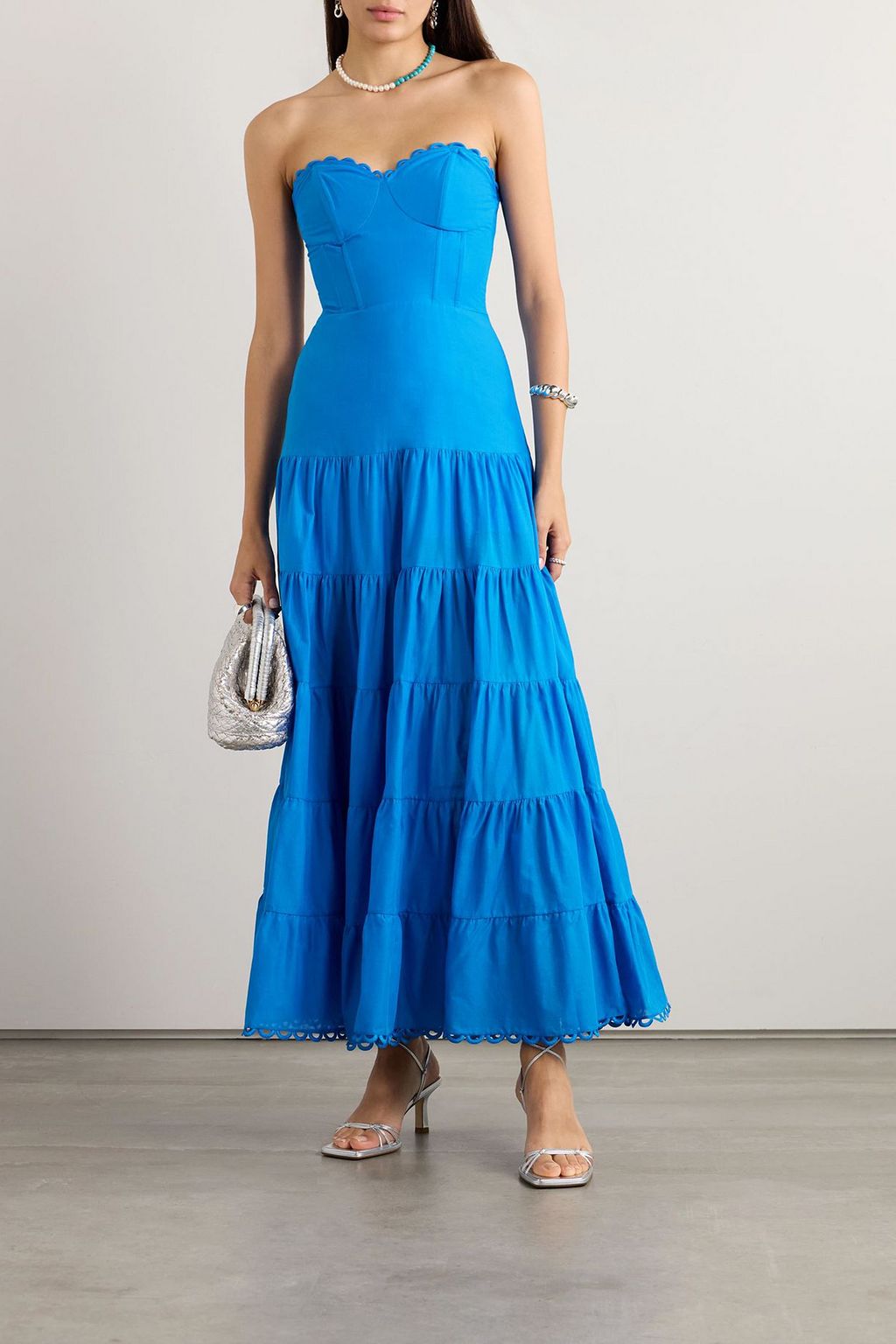 charo ruiz dress blue Charo Ruiz | Lira Short Dress Blue 