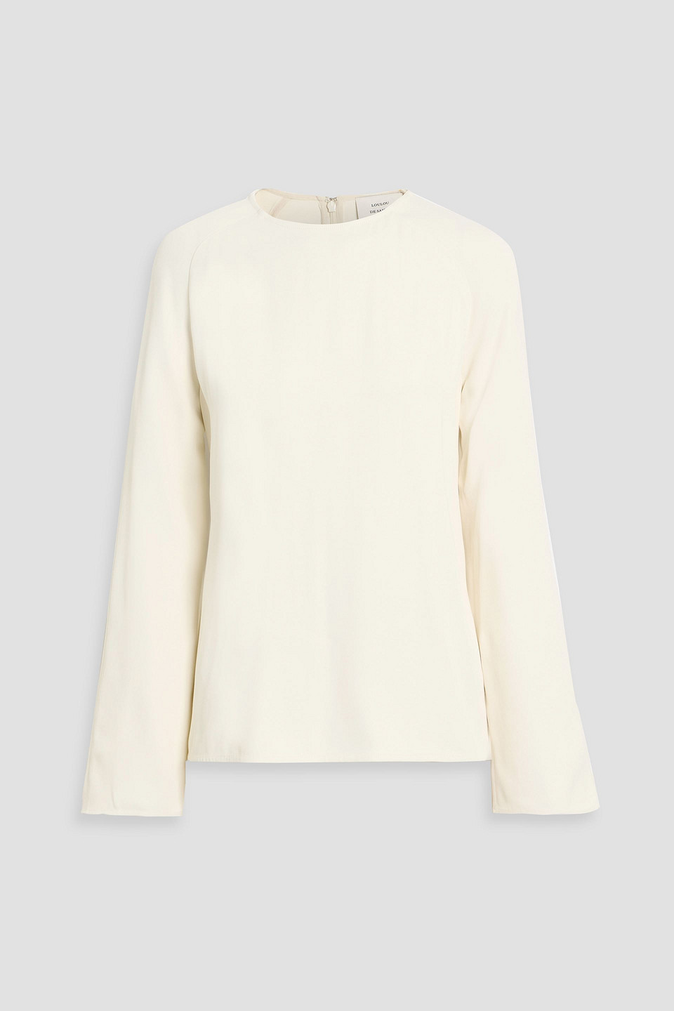 loulou de saison - aiza twill top - white - fr 38