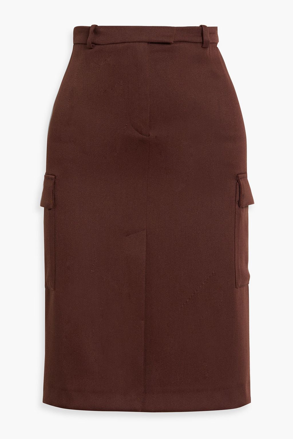 スカート HOLIDAY WOOL TWILL SLIM SKIRT WOOL TWILL SLIM SKIRT ウールツイルスリムスカート（スカート