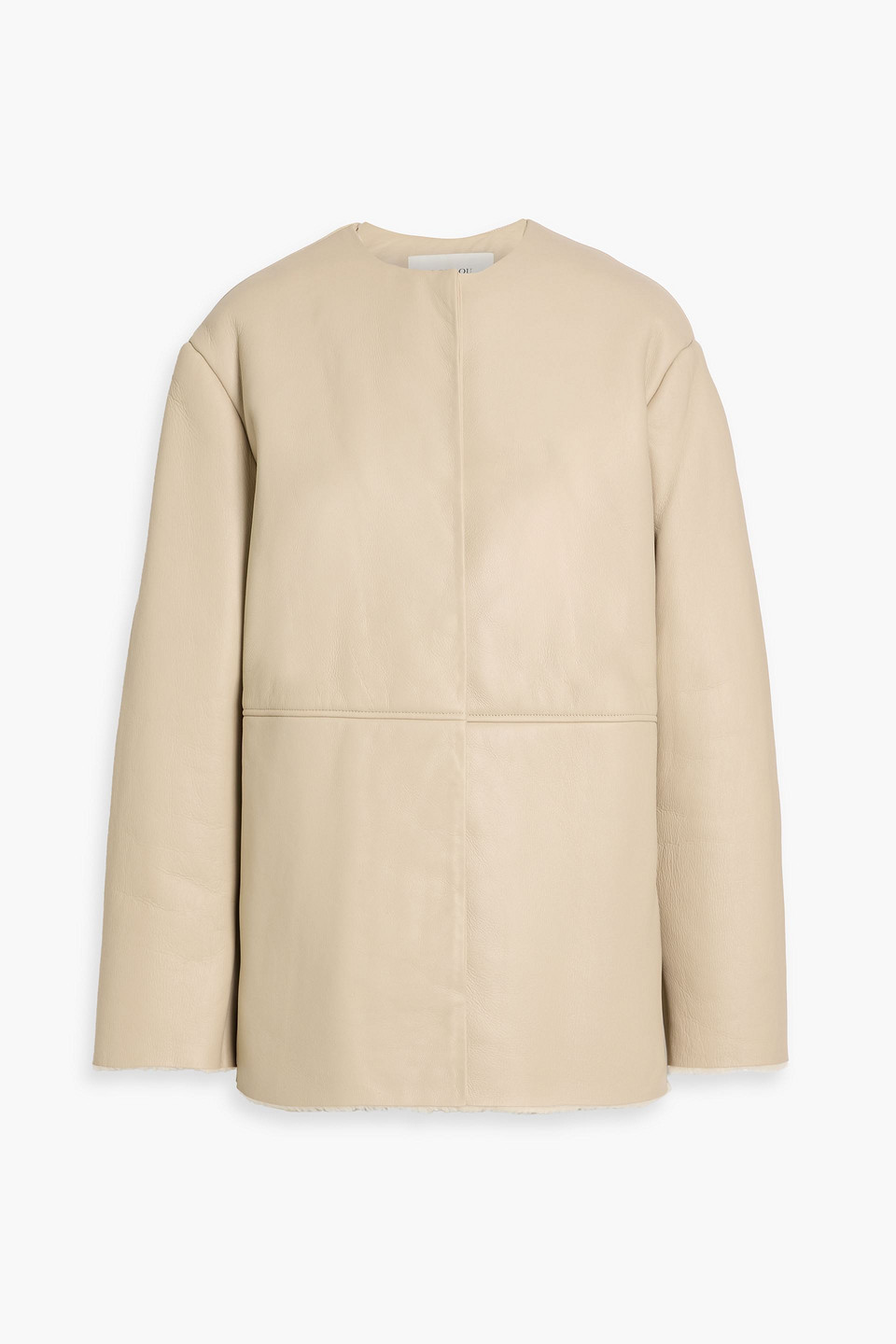 loulou de saison - fargo shearling jacket - white - fr 34
