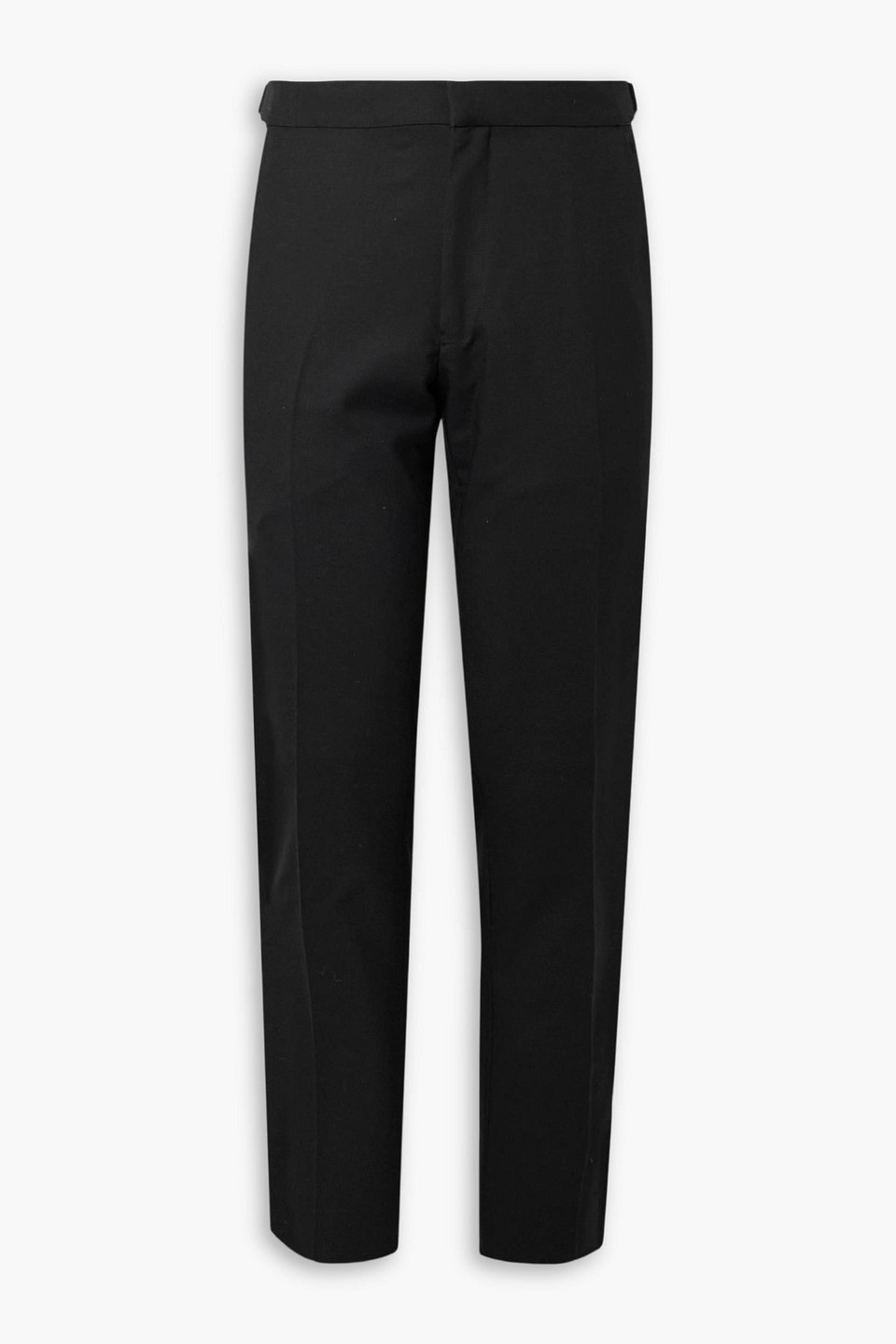 tom ford - slim-fit silk and wool-blend pants - black - it 54