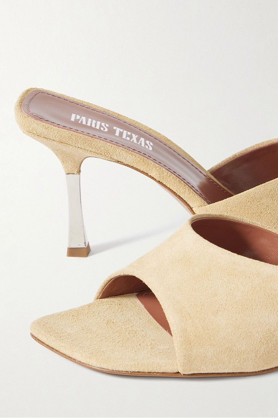 Paris Texas Lorena Suede Mules In Multi