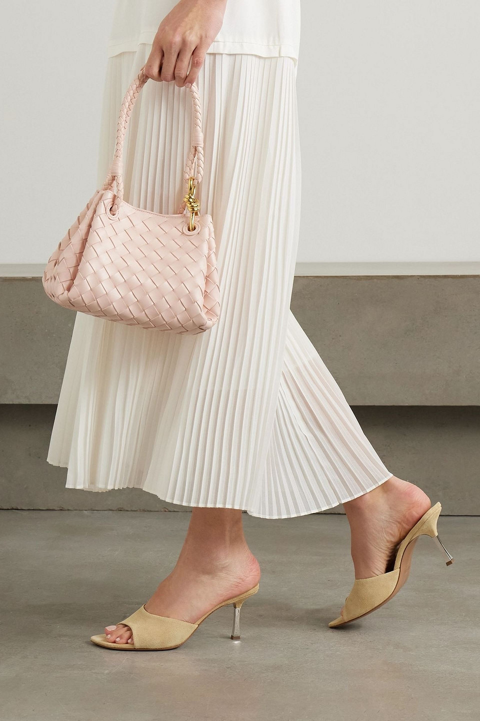 Paris Texas Lorena Suede Mules In Multi