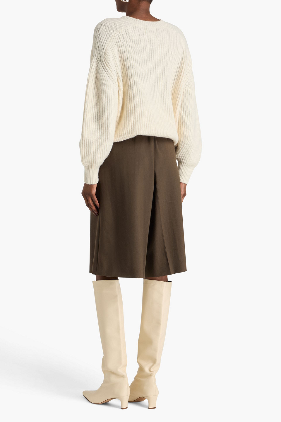  Loulou De Saison - Gerippter Kaschmirpullover „alfie“ - Weiß - S 