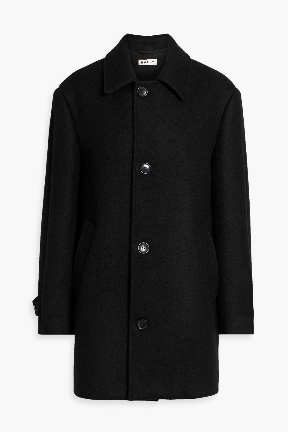 Bally Wool-felt Coat In Animal Print