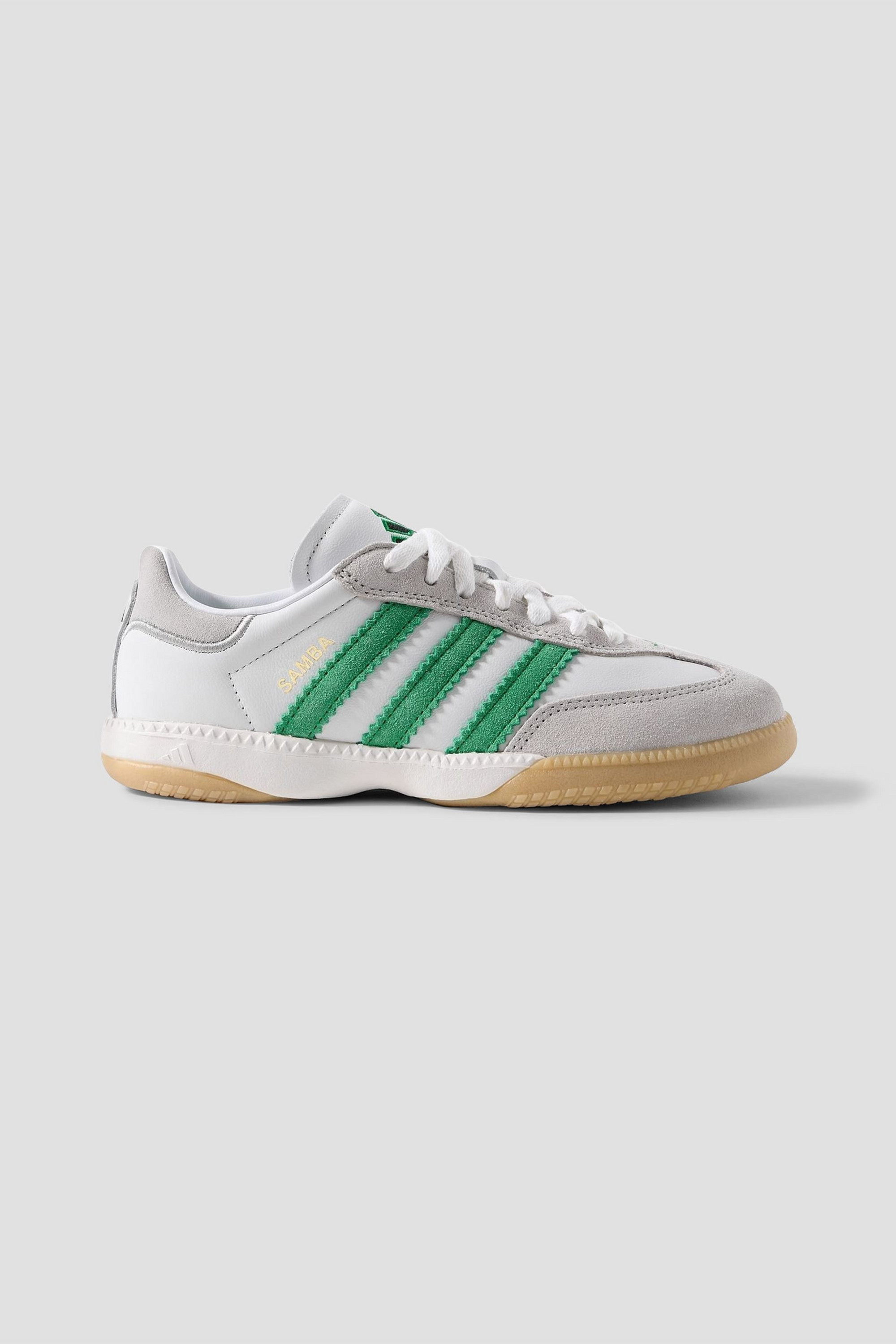 adidas Samba MN suede-trimmed leather sneakers