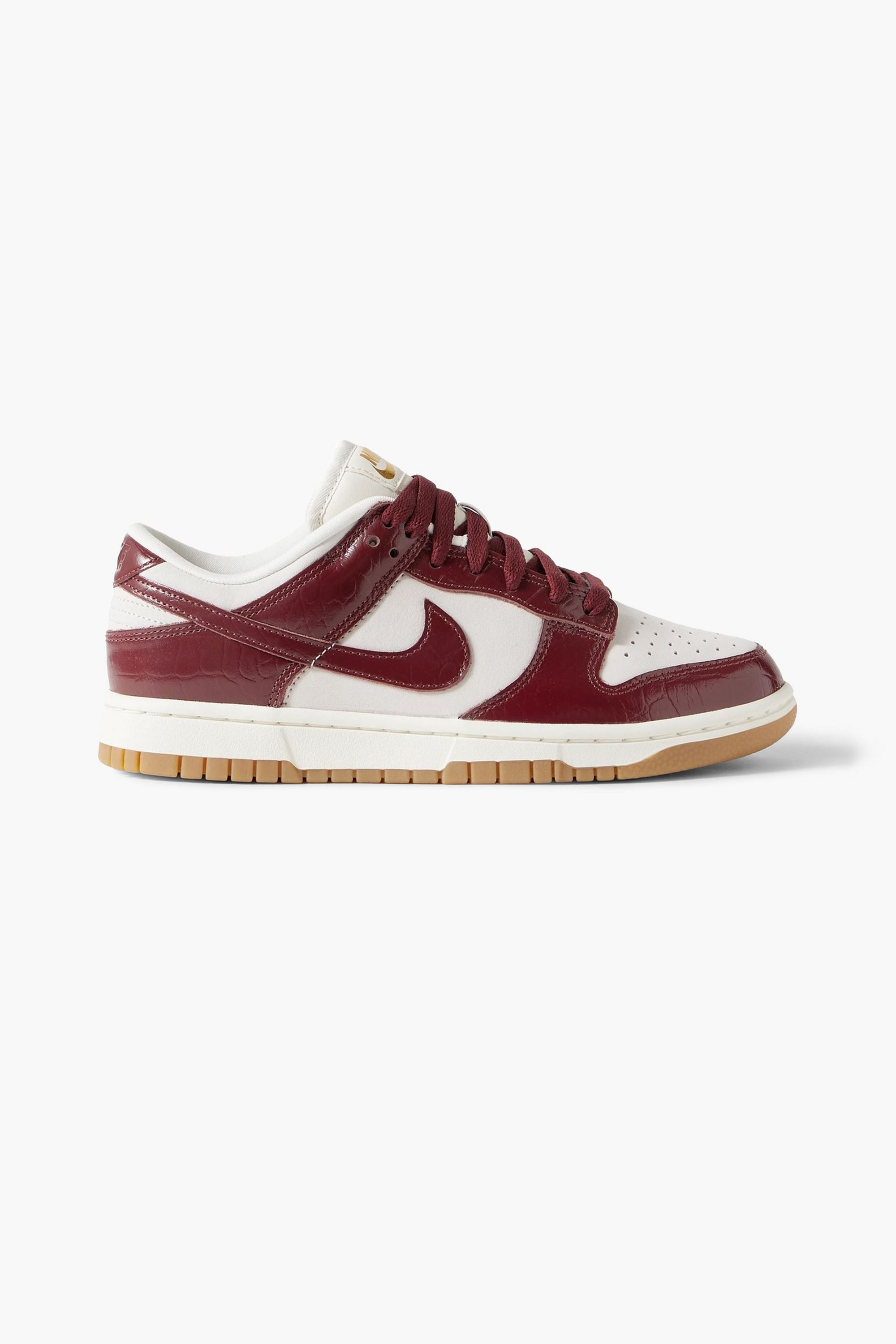 Nike Dunk Low LX NBHD textured and smooth leather sneakers