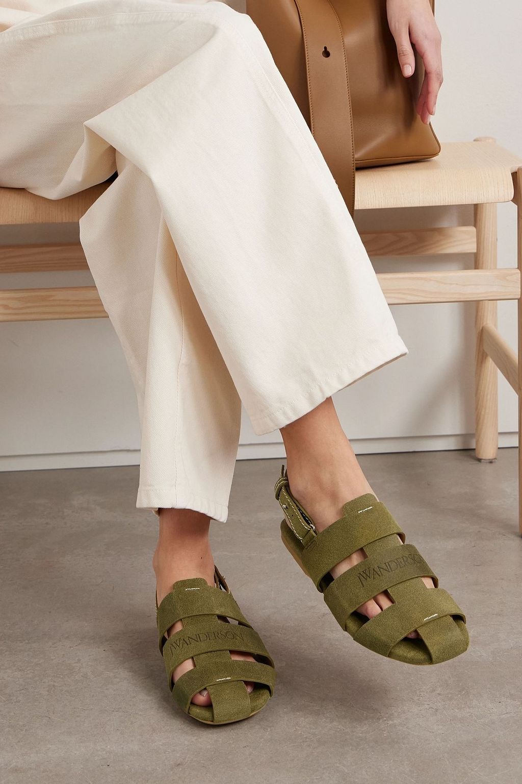 BOTTEGA VENETA Lido intrecciato glossed-leather slides | THE OUTNET
