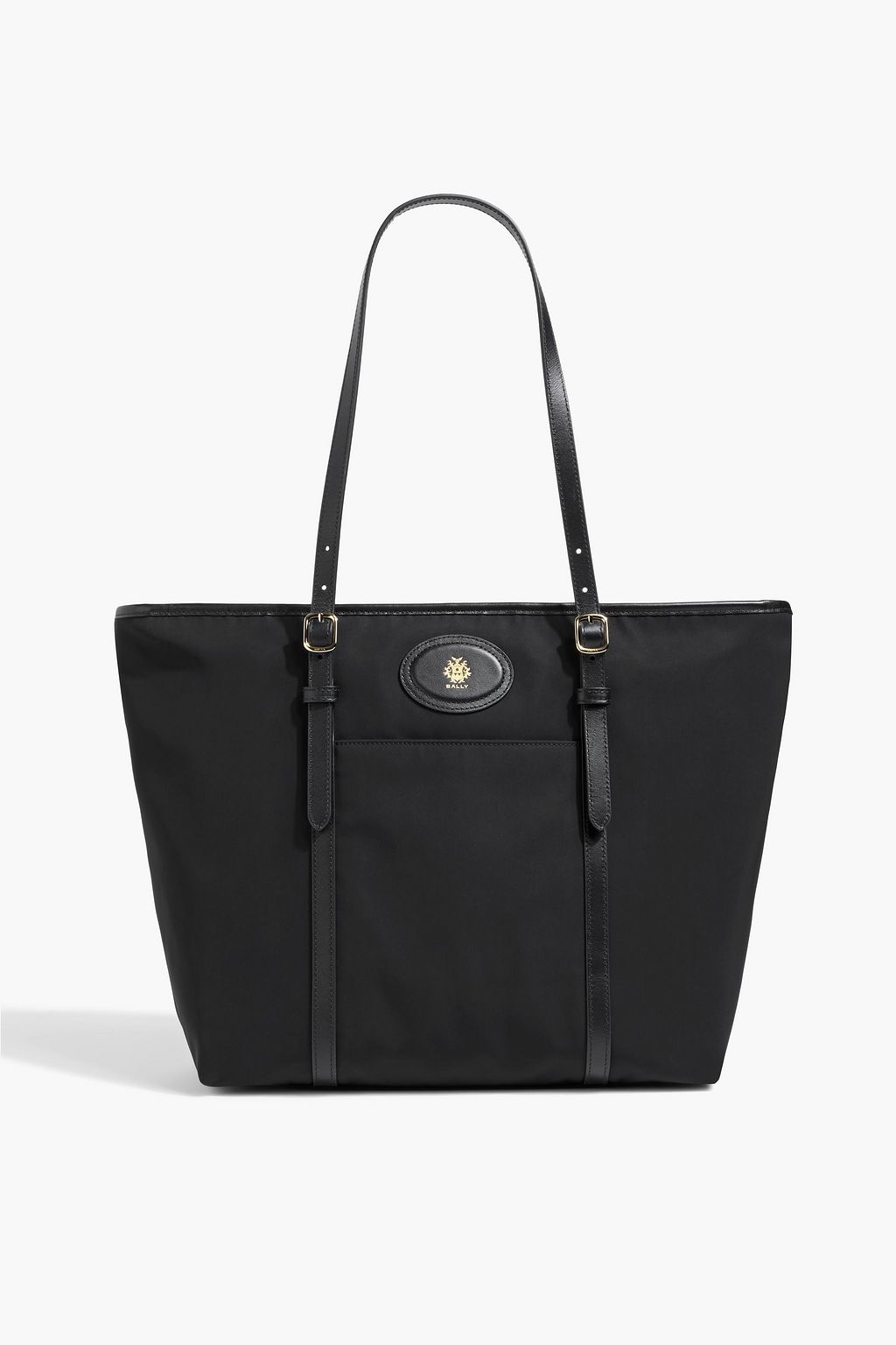 BALLY B-Light leather-trimmed shell tote | THE OUTNET