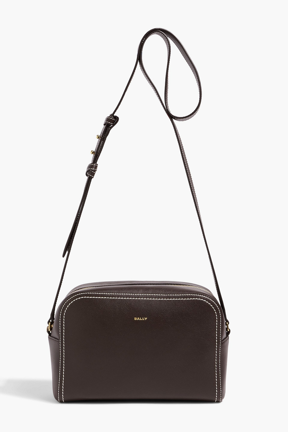 bally - leather cross-body bag - brown - onesize