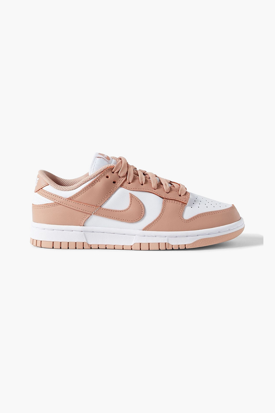 nike - dunk low leather sneakers - pink - us 11