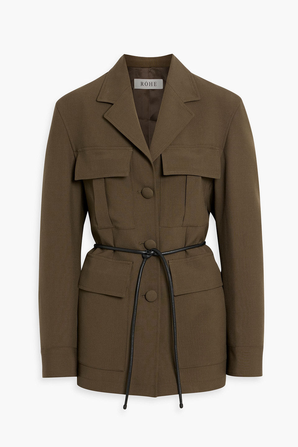 Rohe Wool Jacket In Brown