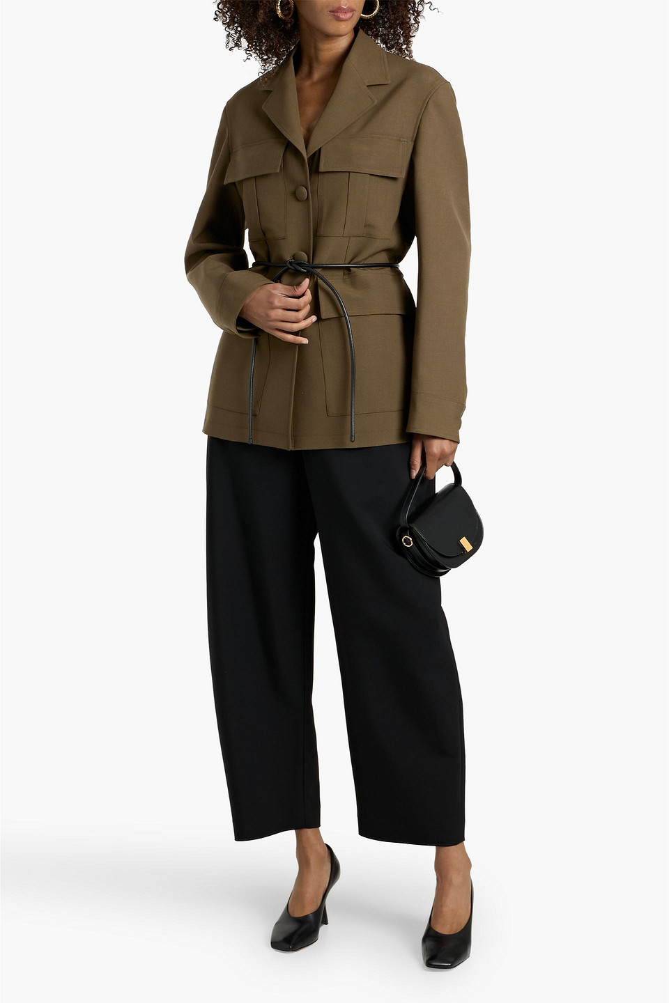 Rohe Wool Jacket In Brown