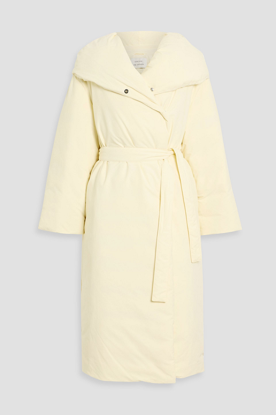 Loulou De Saison Doris Shell Hooded Down Coat In White