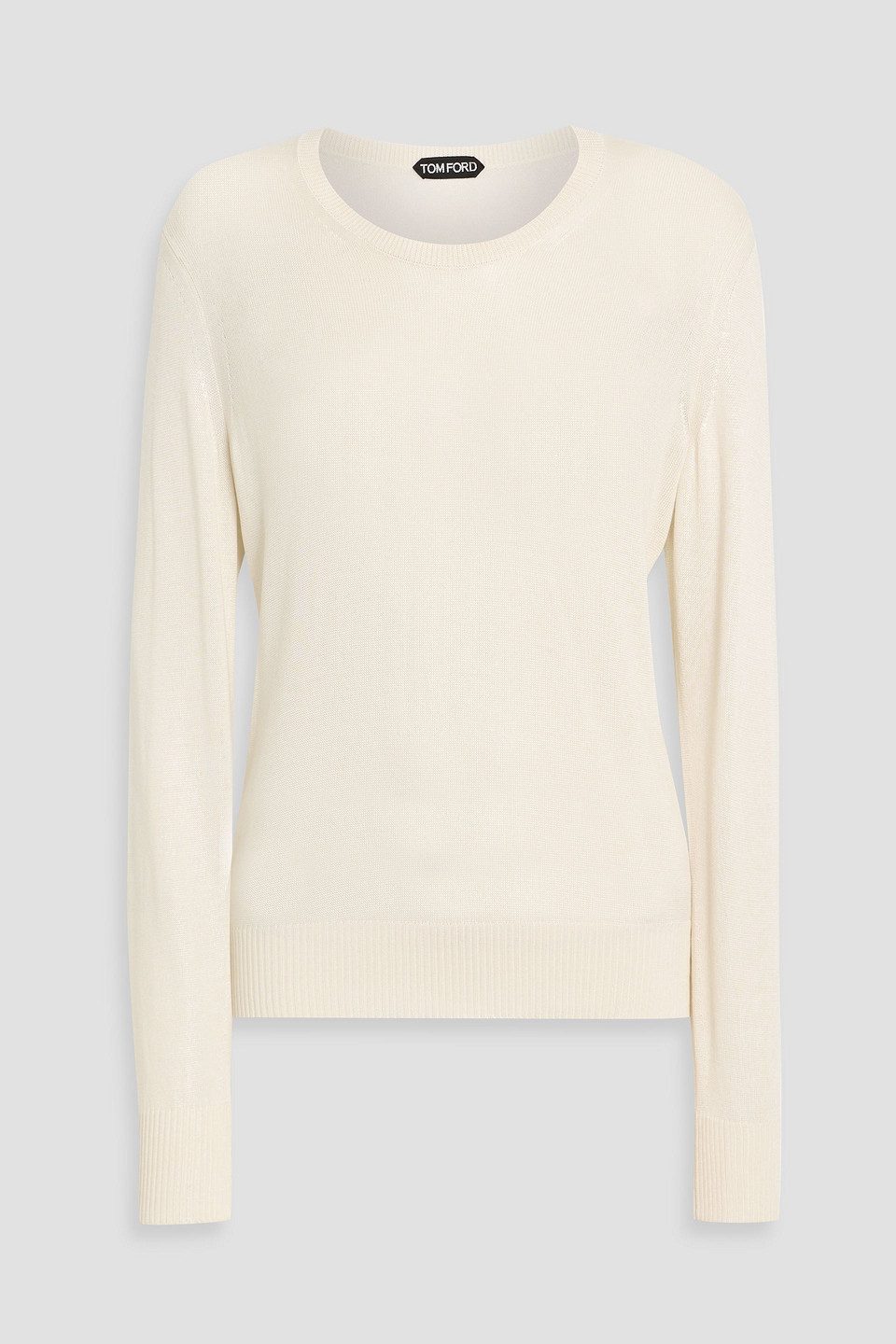 tom ford - silk sweater - white - it 48