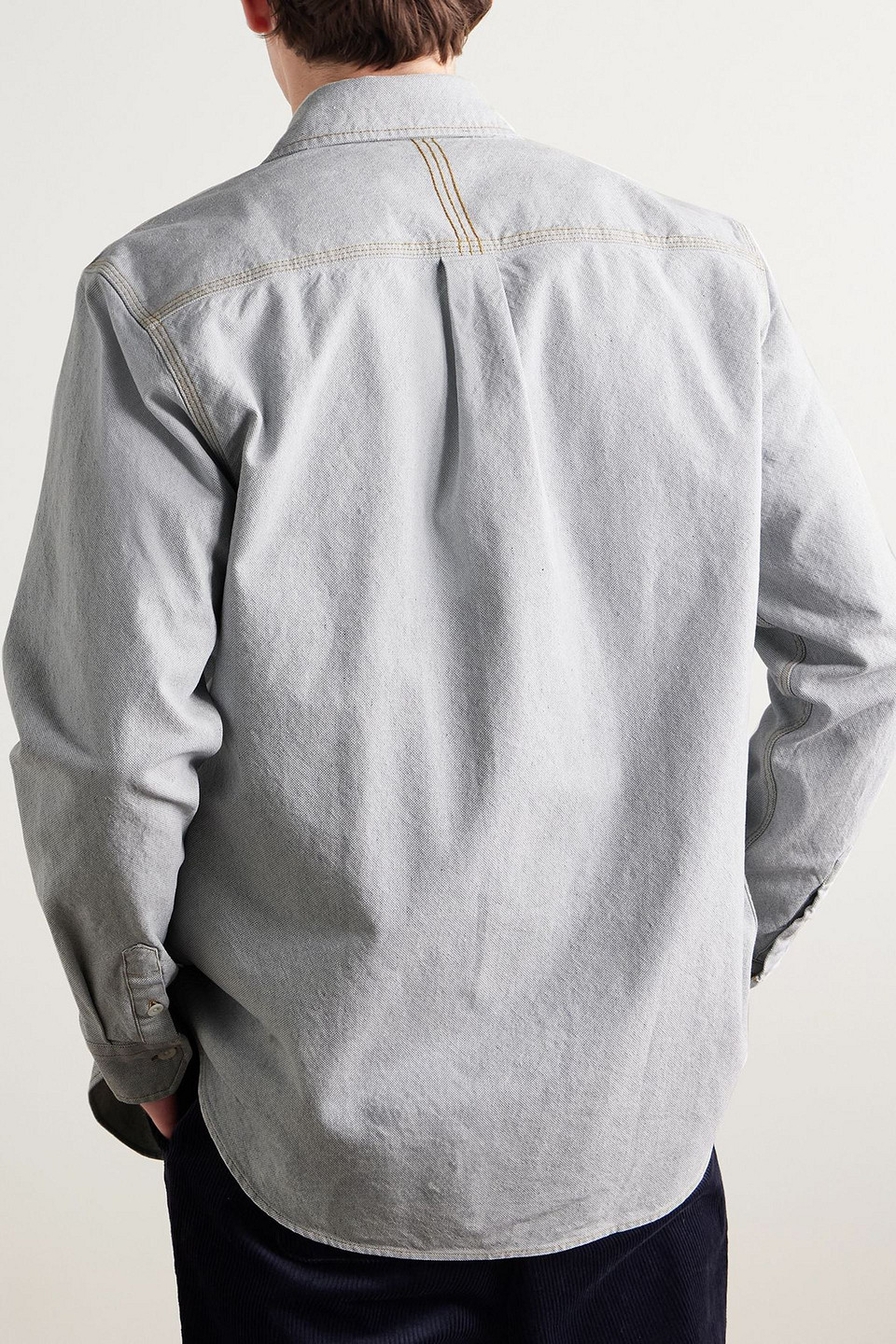  Mr P. - Canvas Overshirt - Blue - S 