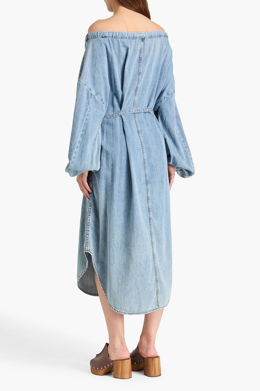 zimmermann denim shirt dress ZIMMERMANN Denim Mini Shirt Dress | Night Sky