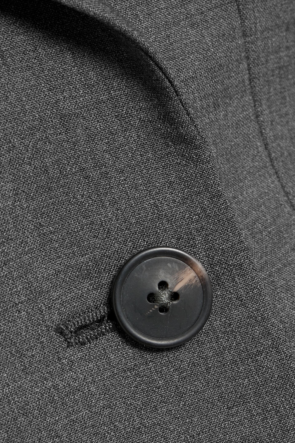 Rohe Double-breasted Wool-blend Blazer In Gray