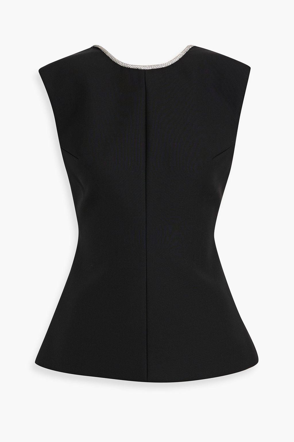 RÓHE Open-back crystal-embellished wool-blend top | THE OUTNET